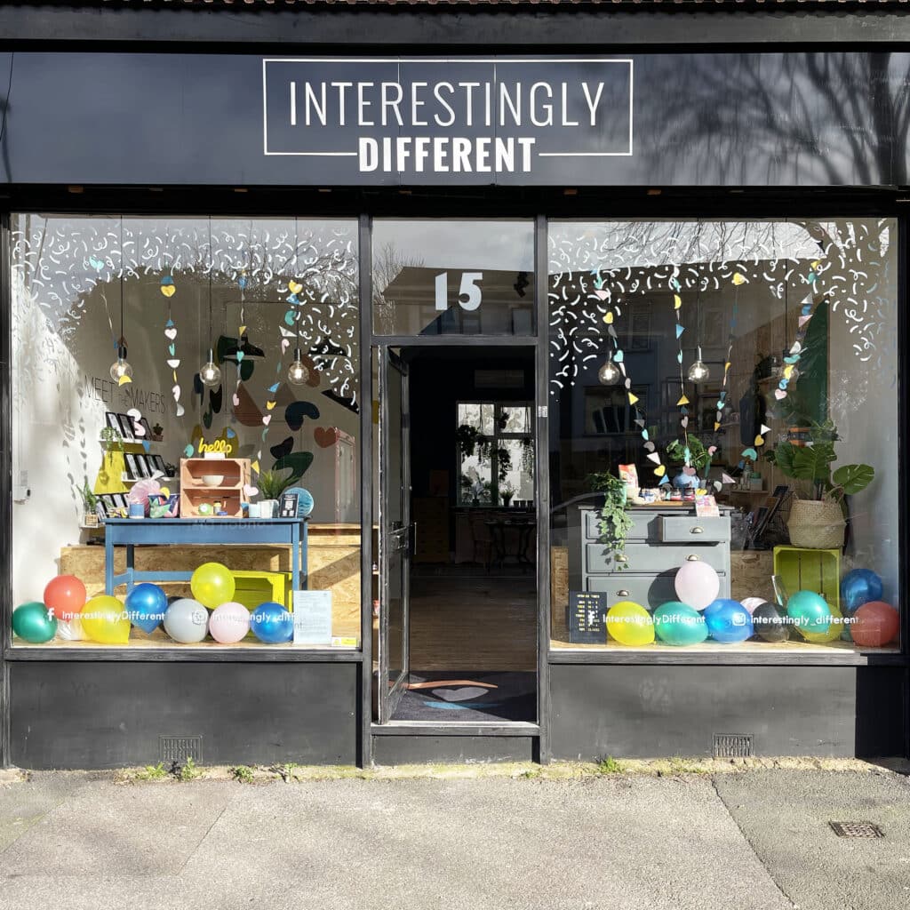 Interestingly Different Shop front with window displays