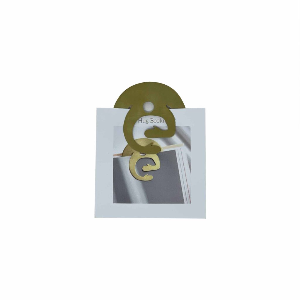 Pivot's HUG brass bookmark