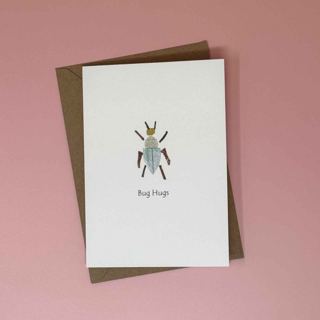 bug hugs card
