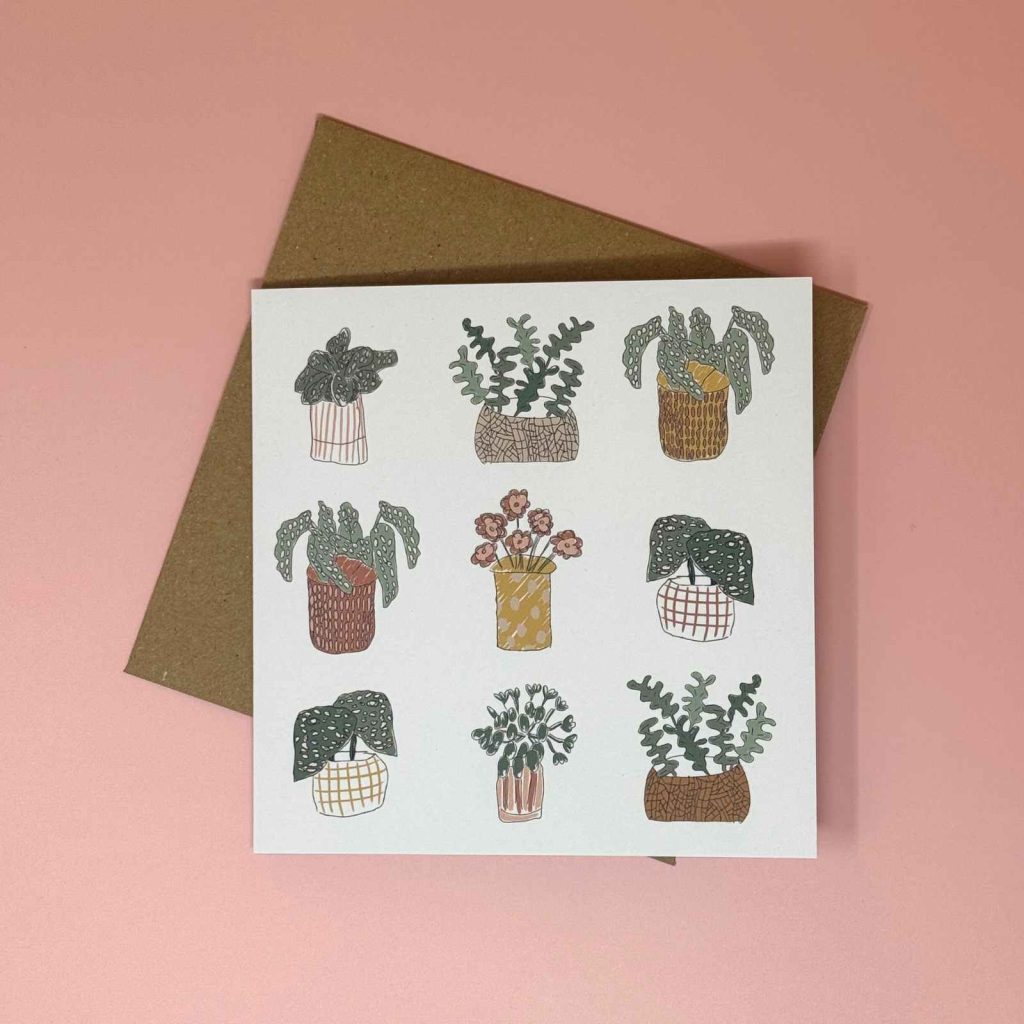 plant print card