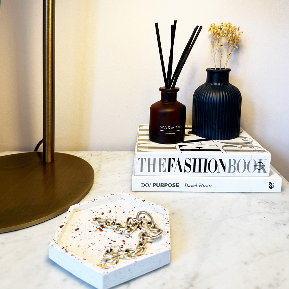 Handmade Modern Terrazzo Hexagon Dish - Image 2