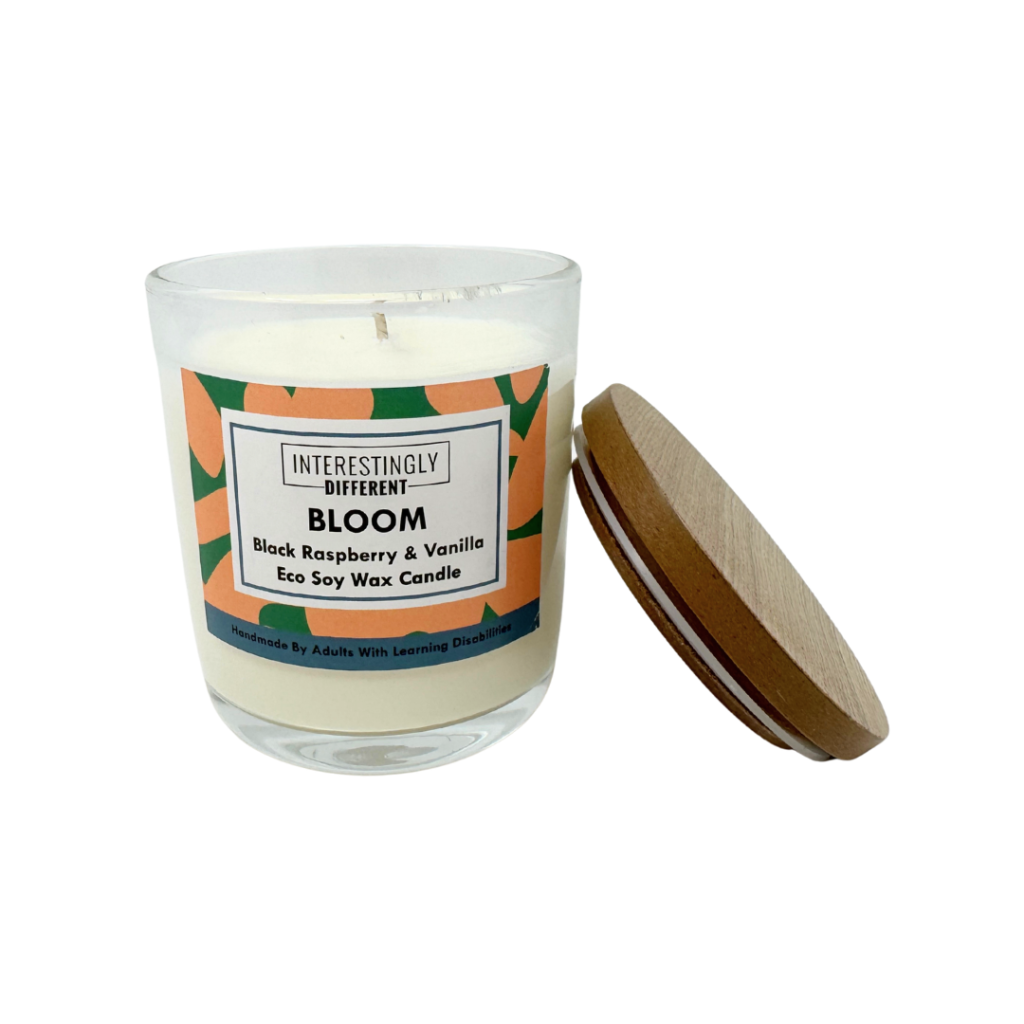 Raspberry and Vanilla Bloom Soy Candle
